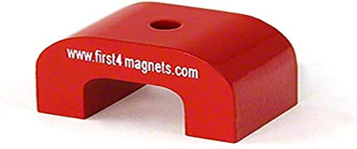 Magnet Experts F4M812-1 medium hästsko-magnet, röd