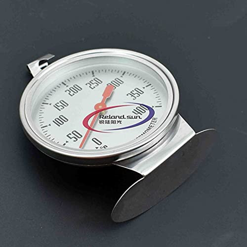 Reland Sun Thermomètre de four spécial 0–400 degrés en acier inoxydable de haute qualité pour four