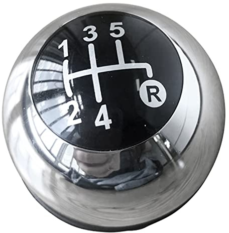 HouYeen Car 5 Speed Gear Shift Knob Manual Shifter Stick Head Ball for F-iat 500 2012-2018