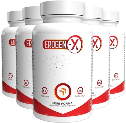 Erogen X Lot de 5 paquets de 300 capsules (5 x 60 capsules)