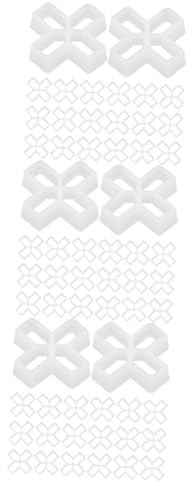 Angoily 300pcs Tile Grout Spacers Cross-Shaped Leveling Clips for Accurate Tile Installation for Floor and Wall Tiling Projects