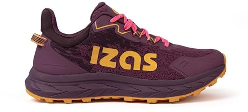 Izas Ikki Zapatilla Trail Running Terreno Media-Alta Malla Transpirable Amortiguación Suela Tracción Tacos 3-4mm