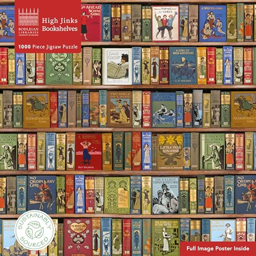 Bodleian Library: High Jinks Bookshelves Jigsaw (1000-piece jigsaws): 1000-piece Jigsaw Puzzles