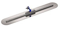 Bon Tool 82-501 30-Inch by 5-Inch Round End Spring Steel Fresno Trowel with Swivel All-Angle Bracket