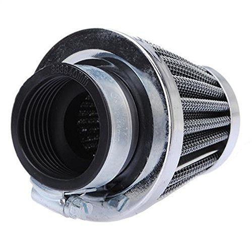 E Support 46mm Filtre à Air Mini Cône Kit d'induction d'admission de filtre à air Turbo Grille d'aération Reniflard Voiture Moto