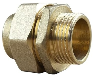 Arcanaute - Raccord laiton à souder - Raccord union 3 pièces 341 GCU mâle 1 (26/34) - Tube Cuivre Ø28 -