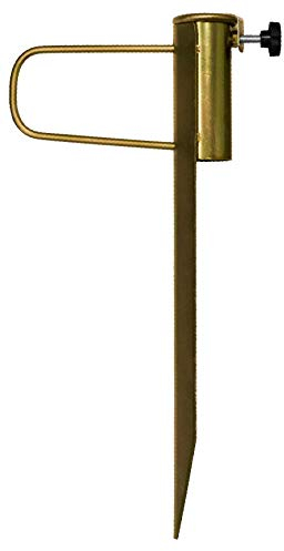 CampAir Universal Sonnenschirmhalter Rasendorn, 46 cm Länge, Ø 41mm Öffnung