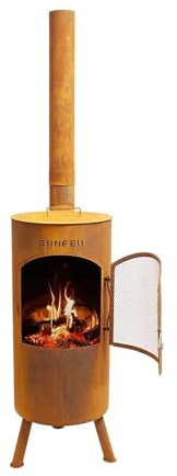 BonFeu BonTino LP - Öppen spis - Terrassuppvärmning - Grill - Grillning - Utomhusmatlagning - Atmosfär och upplevelse