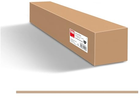 TOX Rundstäbe Stix Wood Plus aus massivem Buchenholz mit hoher Robustheit und Elastizität, geriffelte Oberfläche, ideal für Heim- und Handwerker oder Holzarbeiten, 12x1000 mm, 10 Stück, 015100212