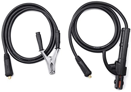 Câble de support d'électrode de soudage à tige 2 m - Connecteur de câble pour poste à souder inverter - Connexion rapide - Soudure - Bornes de soudage à l'arc électrique