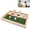 Chiluxendo Würfelspiel Holz Shut The Box 2 Spieler, Mach Die Kiste Zu mit 9 Zahlen, Klappbrett Spiel, Shut The Box Holz Tisch Spiel, Shut Box Game, Klappenspiel Kinder, mit 2 Würfel Mathematik