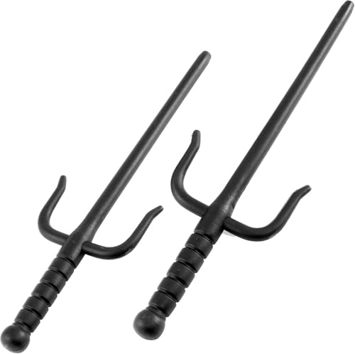 Polypropylene Solid Flexible Plastic Sai for Martial Arts Training and Practice (Large - 18in)