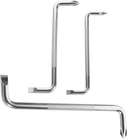 HOMSFOU 3pezzi Cacciavite Offset Doppia Testa Cacciavite Angolato Cacciaviti Per Spazi Ristretti in Acciaio Al Carbonio