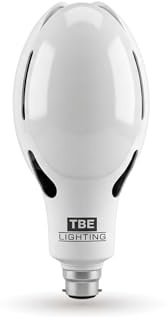TBE LIGHTING Lámpara LED de repuesto de halogenuros metálicos de 30 W, base de bayoneta B22, luz blanca diurna de 6000 K, haz ancho de 300° con 3 paneles blancos difusos, iluminación de almacén