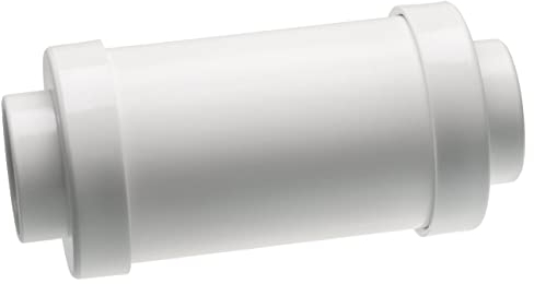 vhbw Silenciador de aire de escape para sistemas de aspiradoras centrales con sistema de tubos redondos de 50.8mm de diámetro/ 2