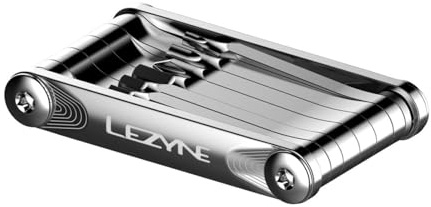 LEZYNE SV PRO 11 Multiutensile per bicicletta, piastre laterali in lega, punte in acciaio inox, esagonali 2/2,5/3/4/5/6/8 mm, T10/T25/T30, attrezzo per bicicletta