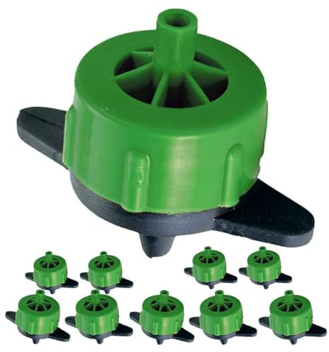 Suinga Pack 25 Gotero Autocompensante 2 Litros | Goteros desmontables 2 L/h para Riego, Plantas, Macetas, Microtubo y Tuberia 16mm