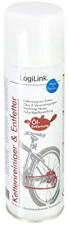 LogiLink RP0020 - Kettenreiniger & Entfetter für Fahrräder, 300 ml