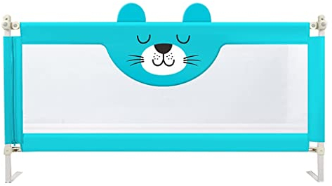 GYL Kinderzaun Vertikaler Aufzug Bettgitter verstellbar Absturzsicherung für Babybett Weich atmungsaktiv Für mehrere Betttypen (Color : Style3, Size : 1.8m)