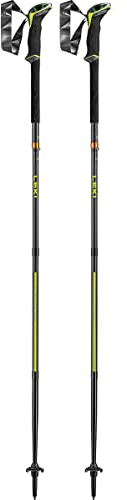LEKI Sherpa FX.One Carbon Stöcke, naturalcarbon-Neonyellow-White, 125CM