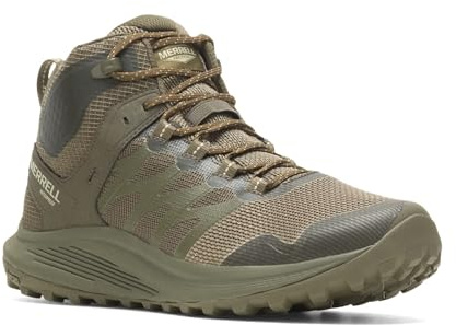 Merrell Men's Nova 3 Tactical Mid Waterproof Military and Tactical Boot, Dark Olive, 13