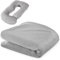Totsy Baby Bezug für schwangerschaftskissen stillkissen XXL Seitenschläferkissen Pregnancy Pillow groß komfortkissen J Form Lagerungskissen schlafkissen abnehmbarem Bezug Seitenschläfer 190 cm Grau