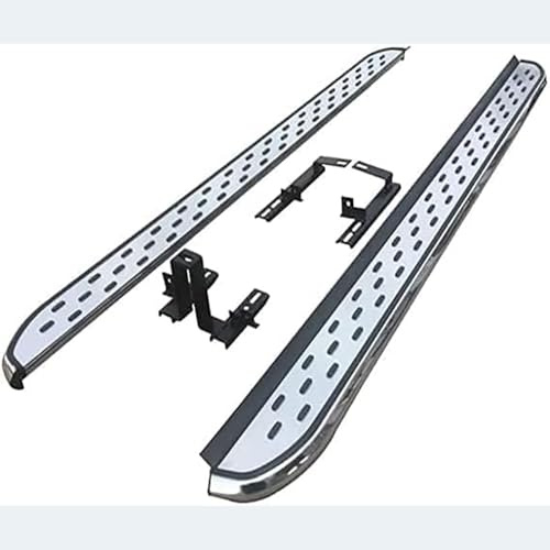 ZanLIn Coche Barra Paso Lateral para Peugeot 5008 2008-2020, Anti Choques Antiarañazos Faldones Laterales Coche Pedales Barra Lateral de Pasos