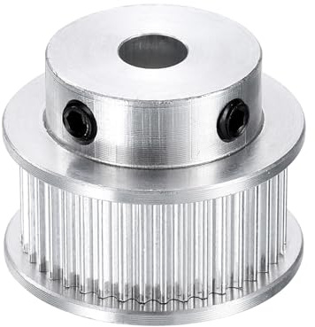 sourcing map GT-2 40T Pulley Synchronous Wheel 5mm Bore, Aluminum Timing Pulley 40 Teeth, Fit Width 10mm Timing Belt for 3D Printer CNC Machine
