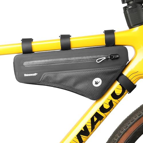 Rhinowalk Cykelram Triangelväska – Vattentät Triangelväska för Gravelcykel & MTB (1,7 L)