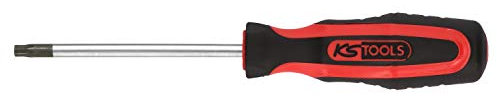 KS Tools 159.1050 ERGOTORQUEplus Destornillador Torx T8, corto, con taladro