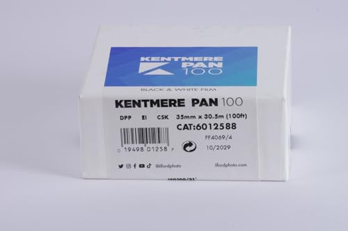 Kentmere 100asa 35mm Black & White Film Bulk 30.5m Roll
