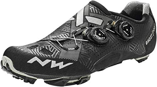 Northwave Ghost Pro MTB Fahrrad Schuhe schwarz/weiß 2021: Größe: 44