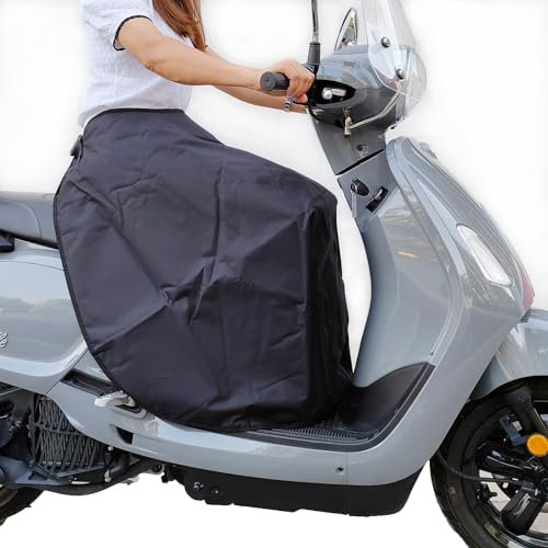 Pelucton Scooter Leg Cover Waterproof, Universal Scooter Leg Apron Warm Leg Protector, Windproof Leg Blanket Rain Cover for Motorbike.