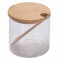 Villa d'Este Home Tivoli Sucrier 500 ml en verre borosilicate, couvercle et cuillère en bambou, verre