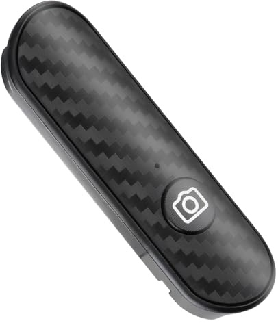Disparador Remoto Bluetooth Recargable Control Remoto Inalámbrico para Selfies en Smartphones Obturador Mando Distancia Botón Selfie Alcance de 10m Mando Bluetooth Movil para Cámara con iOS y Android