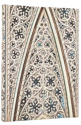 Paperblanks | 2026 La Volta del Duomo i Milano | Katedralen i Milano | 12 månader | Midi | Verso | Magnetiskt lås | 160 Pg | 100 GSM