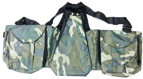 starlingukpk Chaleco de cetrería de calidad, chaleco de caza, chaleco Codura para manejo de aves, talla, verde, L