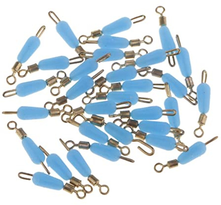Sharplace 30x prosty Lignes de Attache Agrafes Leurres de Émerillons, comme décrit, 14mm