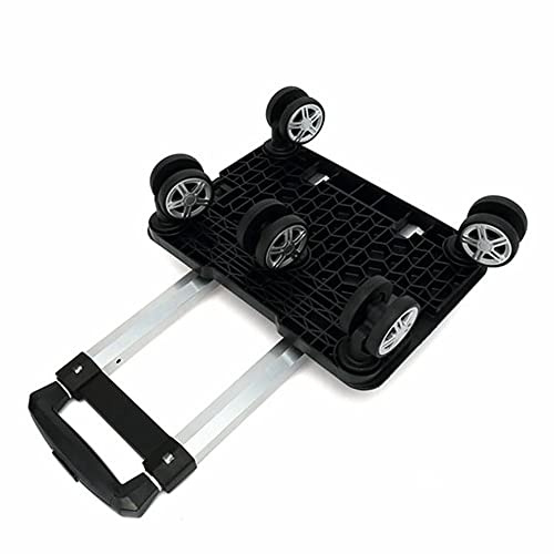 Backpack Trolley - 5 Wheels Folding Compact Lightweight Luggage Cart, Travel Trolley for Bags/Lunch Backpack/Golf Bag (5 Wheels)