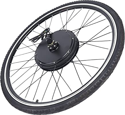 Wiyuer Kit de conversion pour vélo électrique 28 36 V 500 W pour roue avant - Moteur avant - Pour frein à disque de 28 - Frein en V - Roue arrière