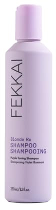 Blonde Rx Purple Toning Shampoo - 250 ml - pflegendes Anti-Gelbstich-Shampoo für blong gefärbtes Haar - Salonqualität