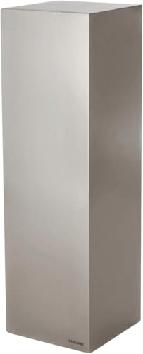 VIVANNO Podestat Colonne de fleurs Colonne de décoration Support de fleurs Socle en acier inoxydable - 98 x 30 x 30 cm