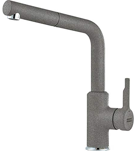 Franke 115.0595.089 Urban Pull-Out - Stone Grey Kitchen Sink tap Made of Granite (Fragranite) spout grey-115.0595, Gris Pierre, Small