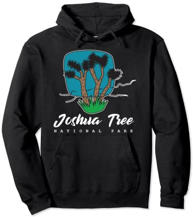 Joshua Tree Gifts Desert Palm Yucca Graphic Cactus Springs Pullover Hoodie