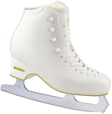 L'Estel Skates Edea Edea Wave Stiefel + Kufen Klasse 2 - Eislaufen (Weiß, 265/40)