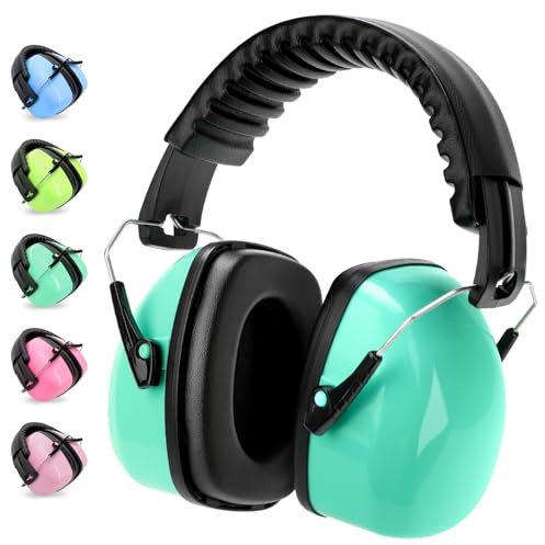 BraveKoi Casque Anti-Bruit Enfant, SNR 32dB/NRR 27dB Casque Anti Bruit Pour 3-16 ans Enfant Etudiant, Casque Antibruit Pour l’Autisme, Dormir, Étudier, TDAH, Feux d’Artifice, Concert