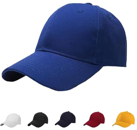 XGOPTS Basecap Kinder Baseballkappe Einfarbig Schirmmütze Kinder Verstellbare Sonnenmütze Baseball Cap Junge Mädchen Snapback Cap Outdoor Kappe(hellblau)
