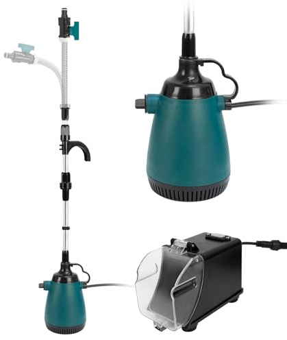 Batería de presión sumergible/bomba de barril de lluvia compatible con batería de litio Makita de 18 V, caudal máx. 5000 l/h, bomba sumergible para aguas residuales, bomba sumergible, bomba de barril