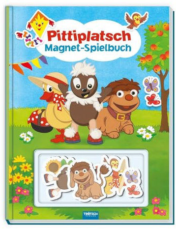 Trötsch Unser Sandmännchen Magnet-Spielbuch Pittiplatsch Pappenbuch mit Magneten: Kinderbuch Beschäftigungsbuch Entdeckerbuch Puzzlebuch