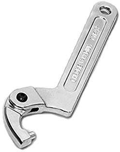 GOZAR Chiave a Gancio in Cromo vanadio Regolabile Chiave Inglese 19-51mm 32-76mm 51-120mm - Testa Rotonda 2